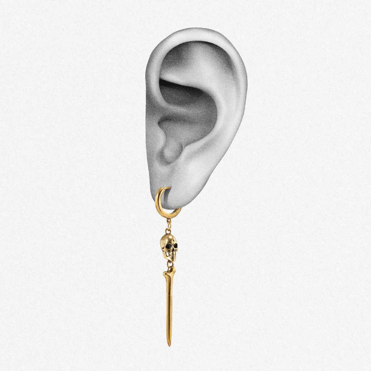 BONE SPIKE EARRINGS