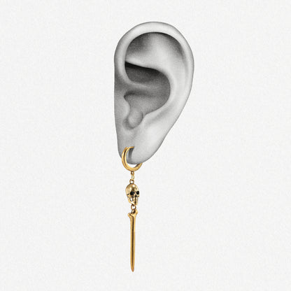 BONE SPIKE EARRINGS