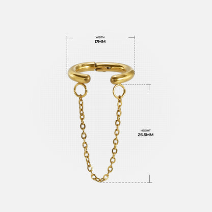 Aurum Chain Ear Cuffs