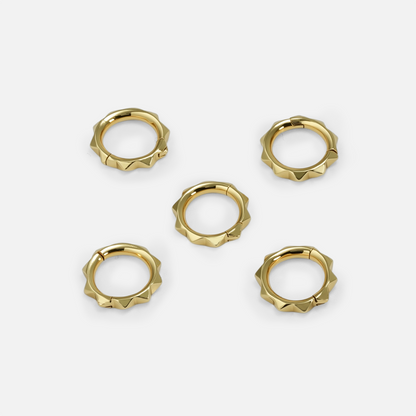 VERTEX SPIKE RING STACKS (5PCS)