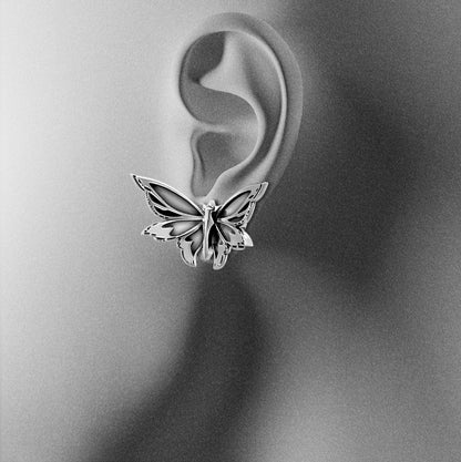 ETERNAL MOTH EAR STUDS