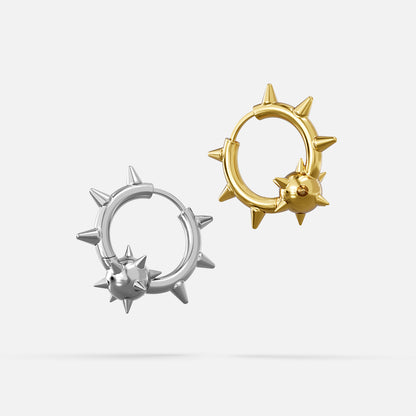 THORN SKULL EARRINGS