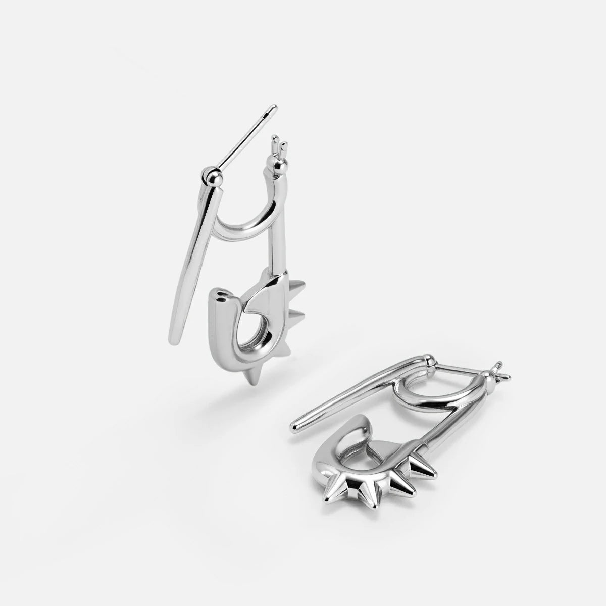 SPIKED PIN EARRINGS