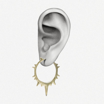SUN SPIKE EARRINGS