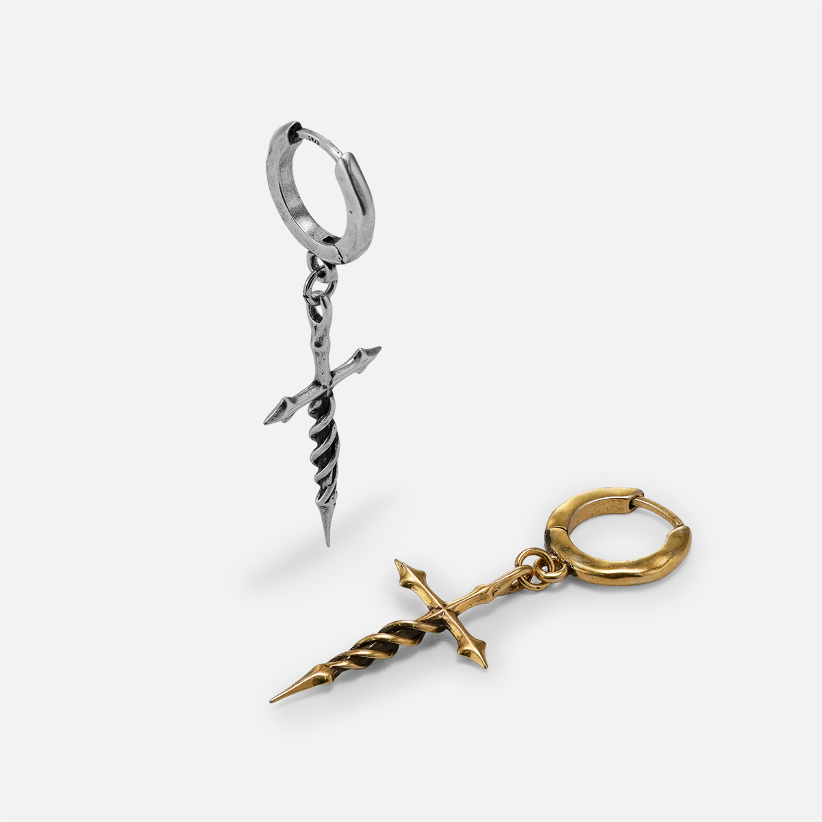 LONGINUS ASCENSION NAIL EARRINGS