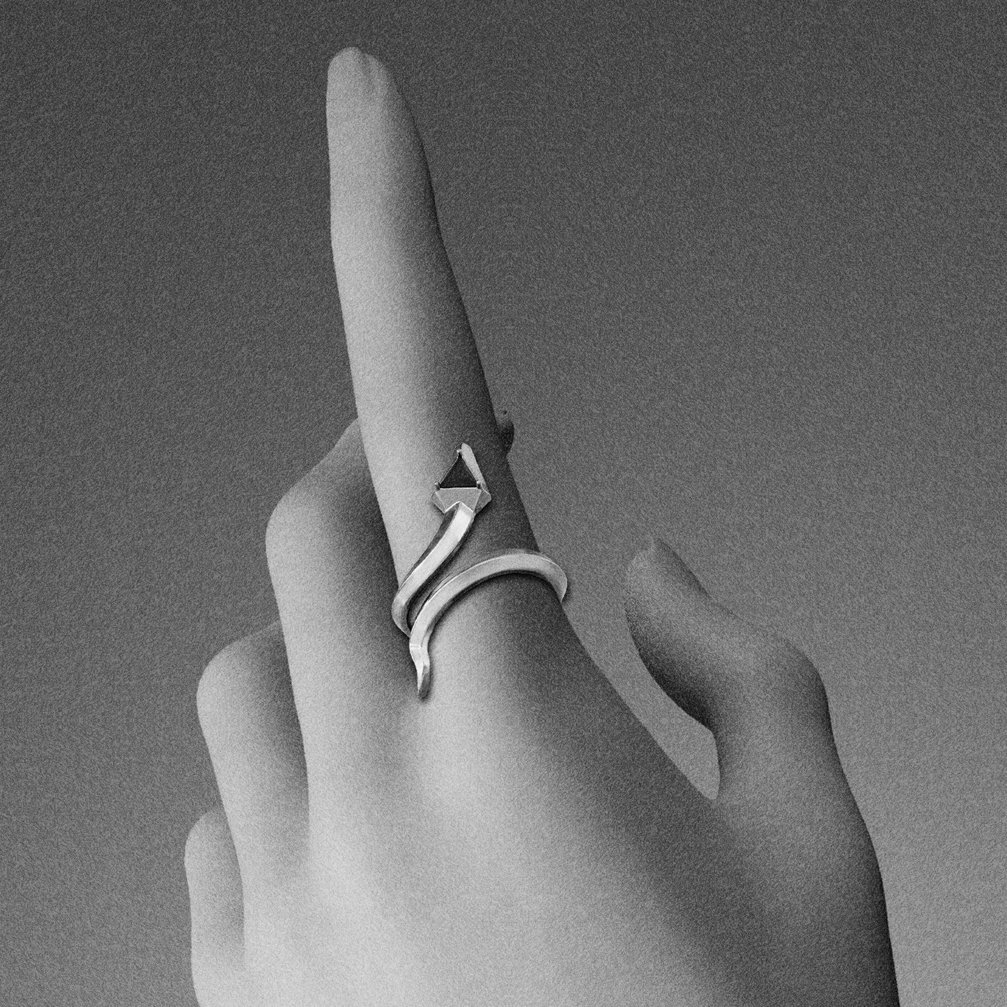 COILED SERPENT RING