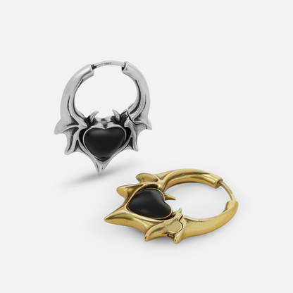NOCTURNAL HEART EARRINGS
