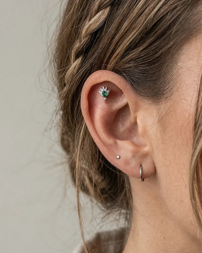 CRYSTAL OWL FLATBACK STUD