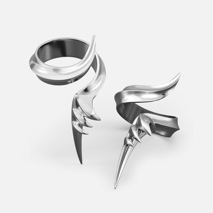BLADE CREST SPIRAL RINGS