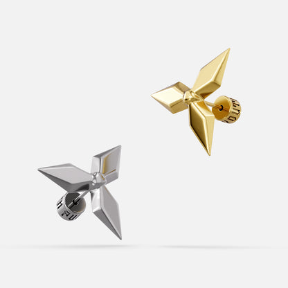 PUNK PETAL EAR STUDS