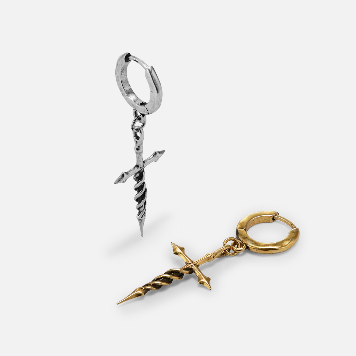 LONGINUS ASCENSION NAIL EARRINGS