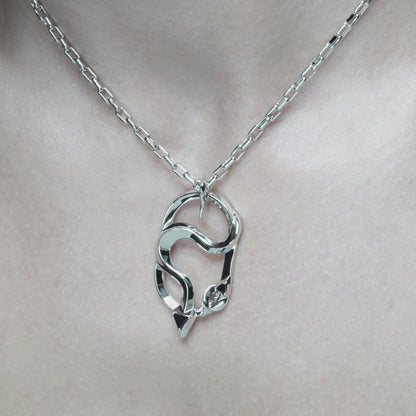 CAGED COIL PENDANT