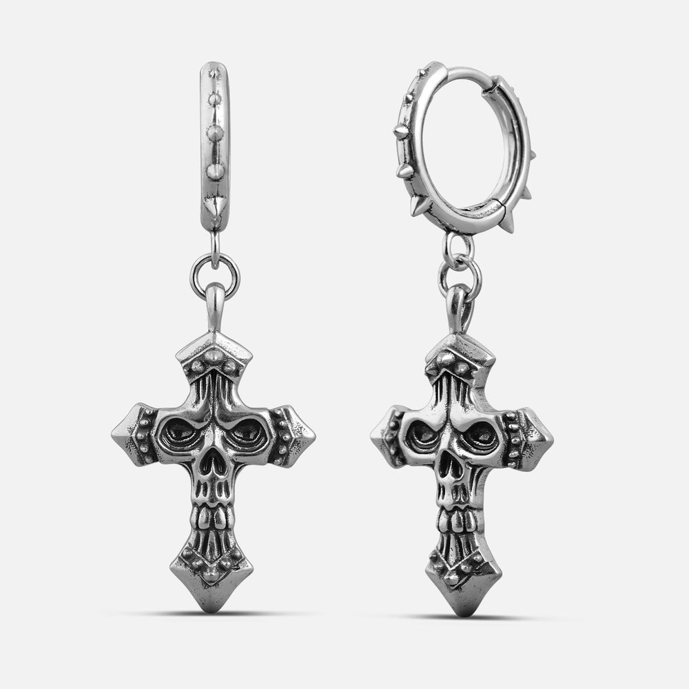 GOTHIC REBIRTH SKULL EARRINGS
