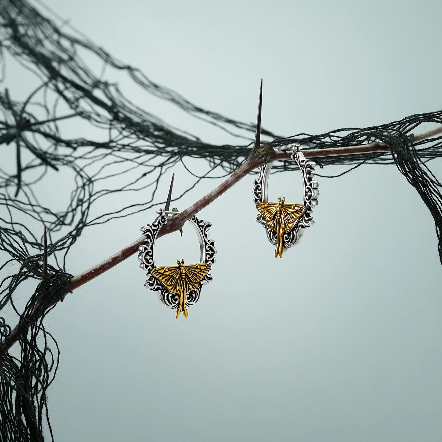 BAROQUE MOTH EARRINGS