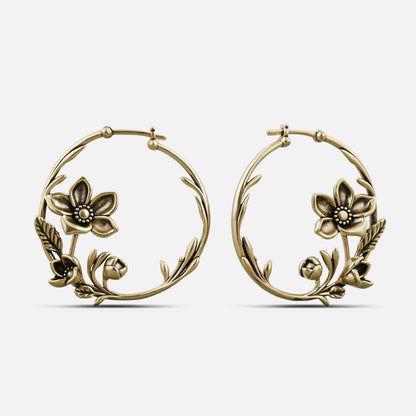 BLOSSOMING VINE EARRINGS