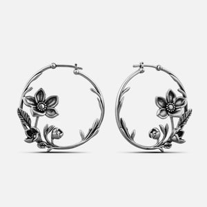 BOUCLES D'OREILLES VIGNE FLEURIE