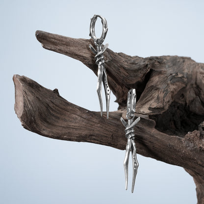 BOUND TWIN EARRINGS