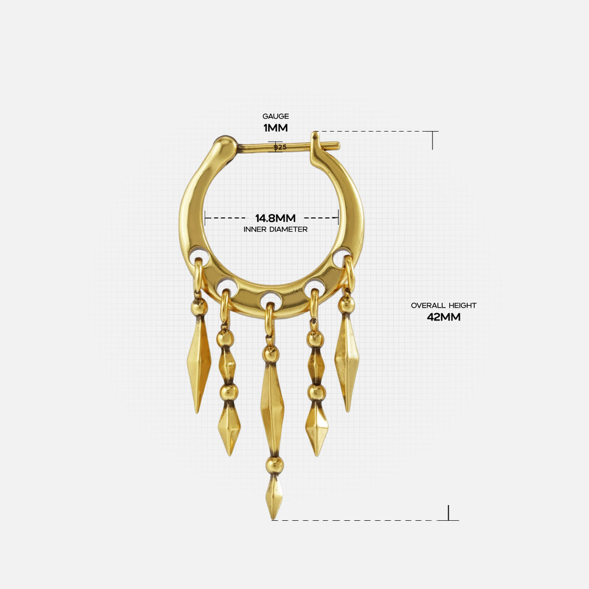 RITUAL CHAIN EARRINGS