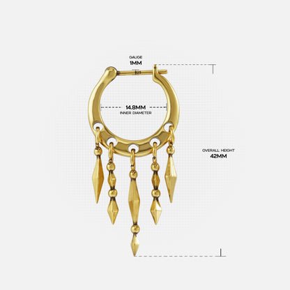 RITUAL CHAIN EARRINGS