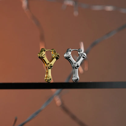 CHAINLINK MECHANIC EARRINGS