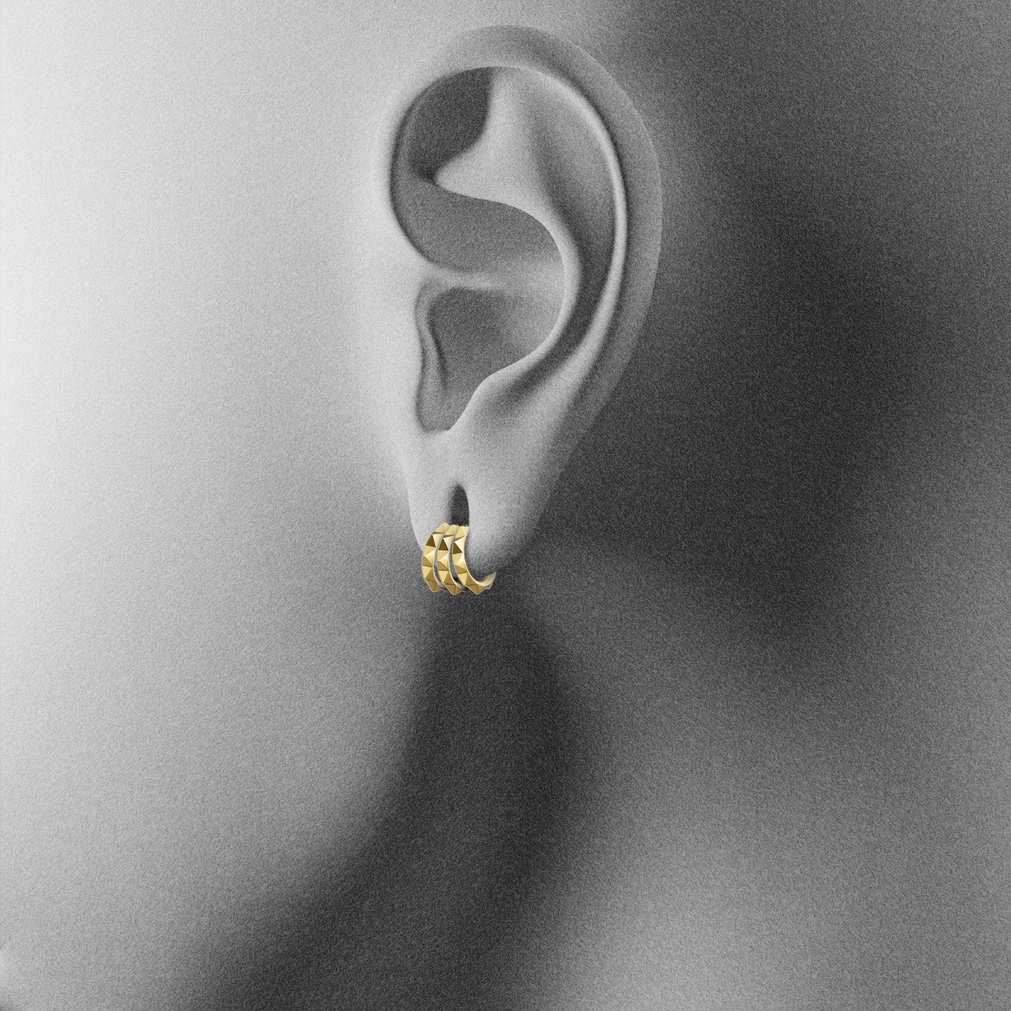 VERTEX SPIKE RING STACKS (5PCS)