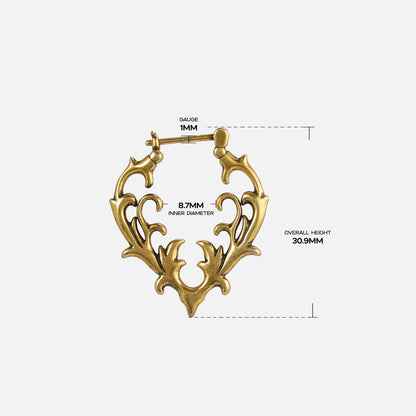 ACANTHUS VINE EARRINGS