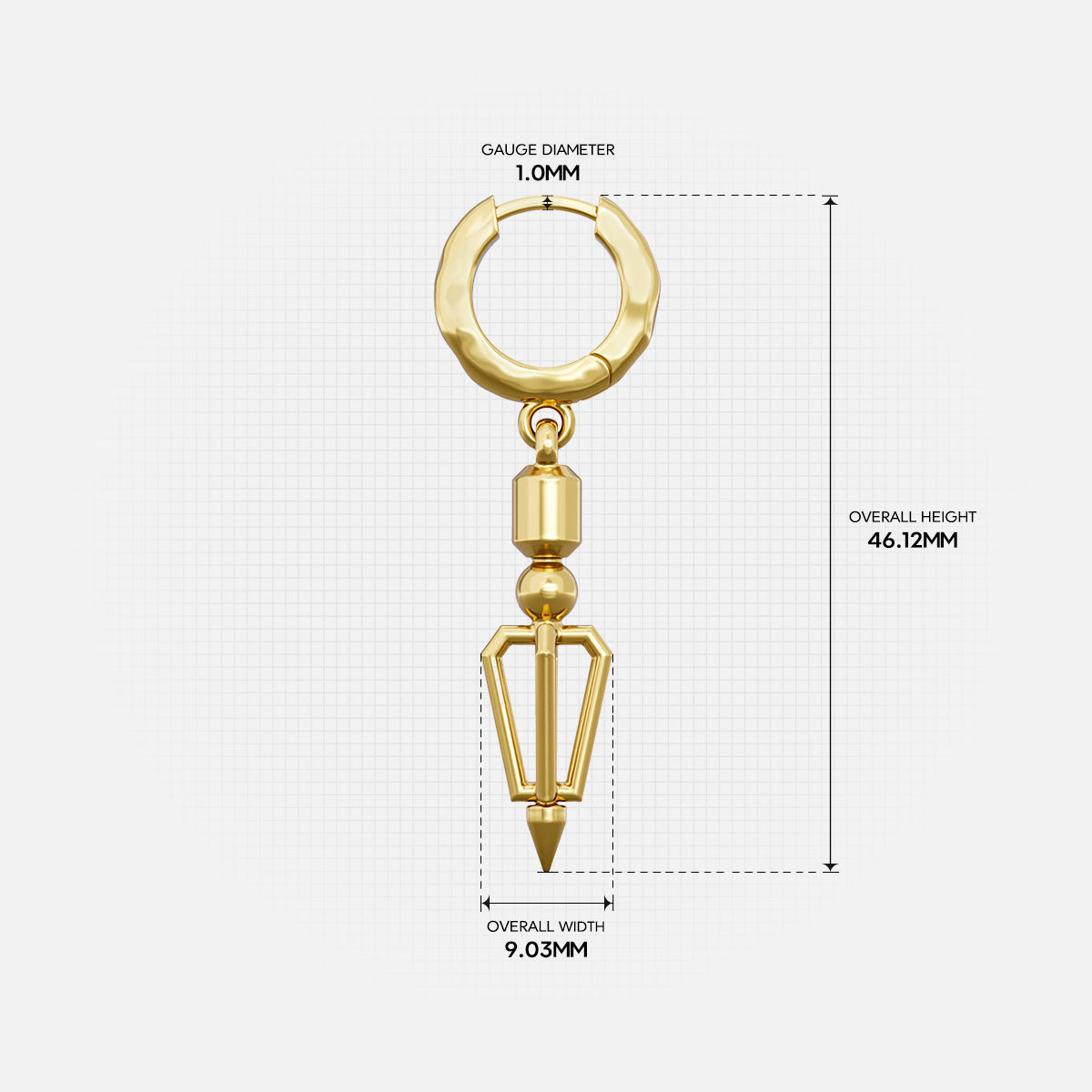 VIGIL DAGGER EARRINGS