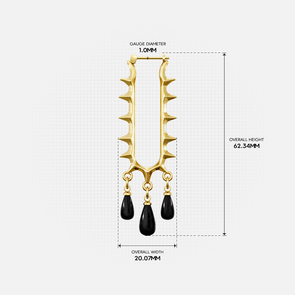 THORN VEIL EARRINGS