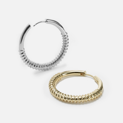 SCREW TWIST EARRINGS