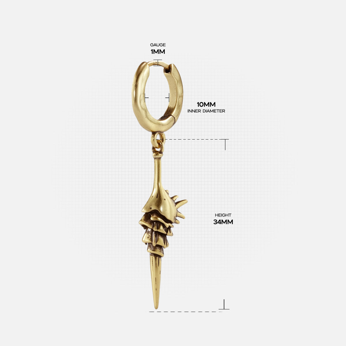 PHANTOM SPEAR EARRINGS