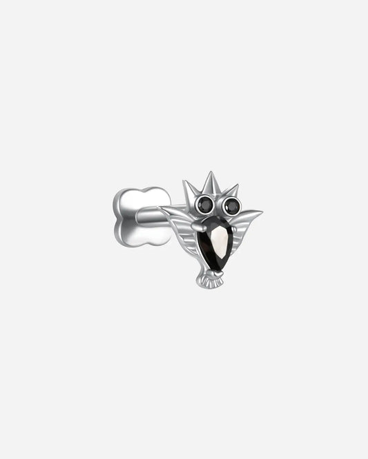 CRYSTAL OWL FLATBACK STUD