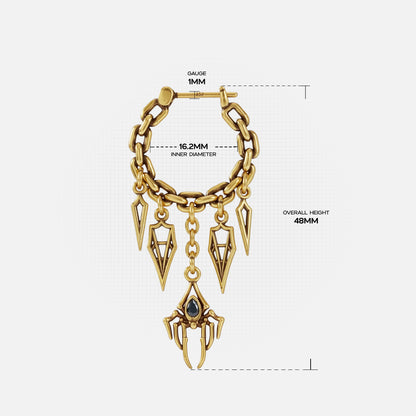 VOTIVE CHARM EARRINGS
