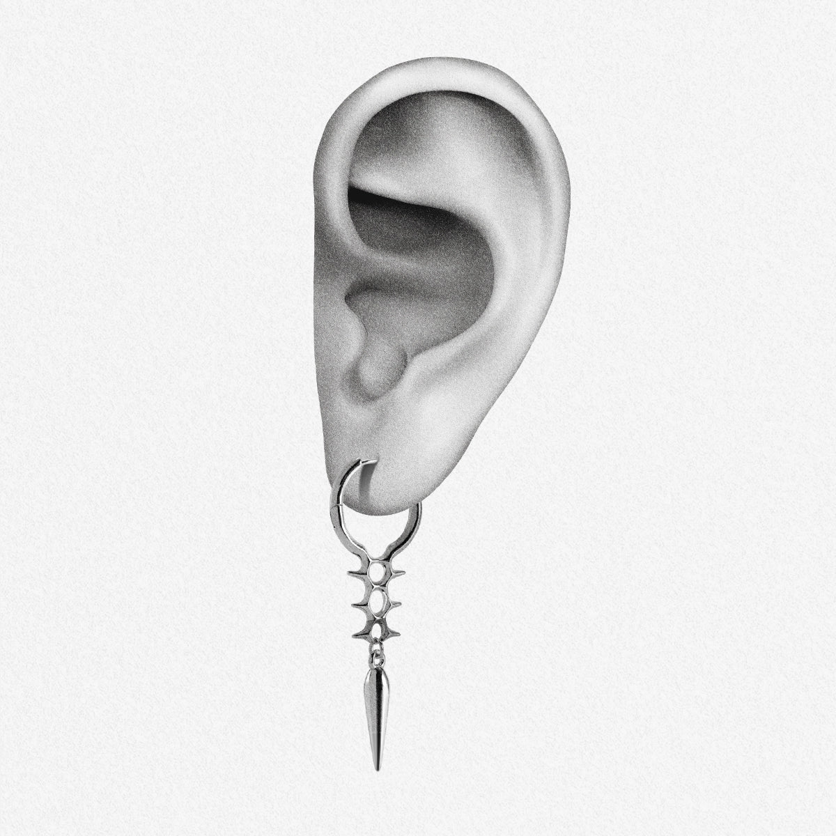 BIOMECH SPINE EARRINGS