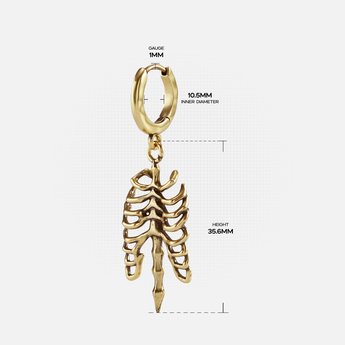 RIBCAGE RELIC EARRINGS