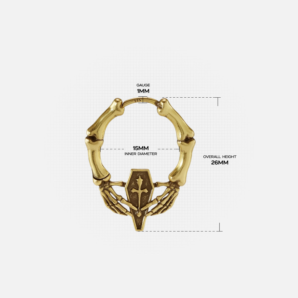 NIGHT CREST EARRINGS