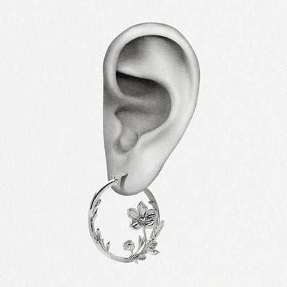 BLOSSOMING VINE EARRINGS