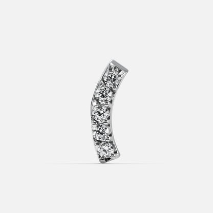 STYLISH CURVATURE FLAT BACK STUD