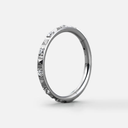 GEOMETRIC HARMONY TITANIUM SEPTUM CLICKER