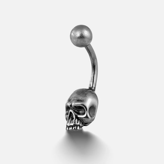 SHADOW SKULL BELLY BUTTON RING
