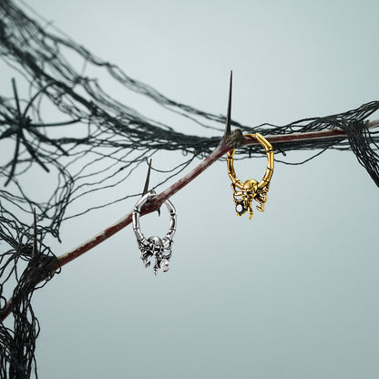 ARACHNID SKULL EARRINGS