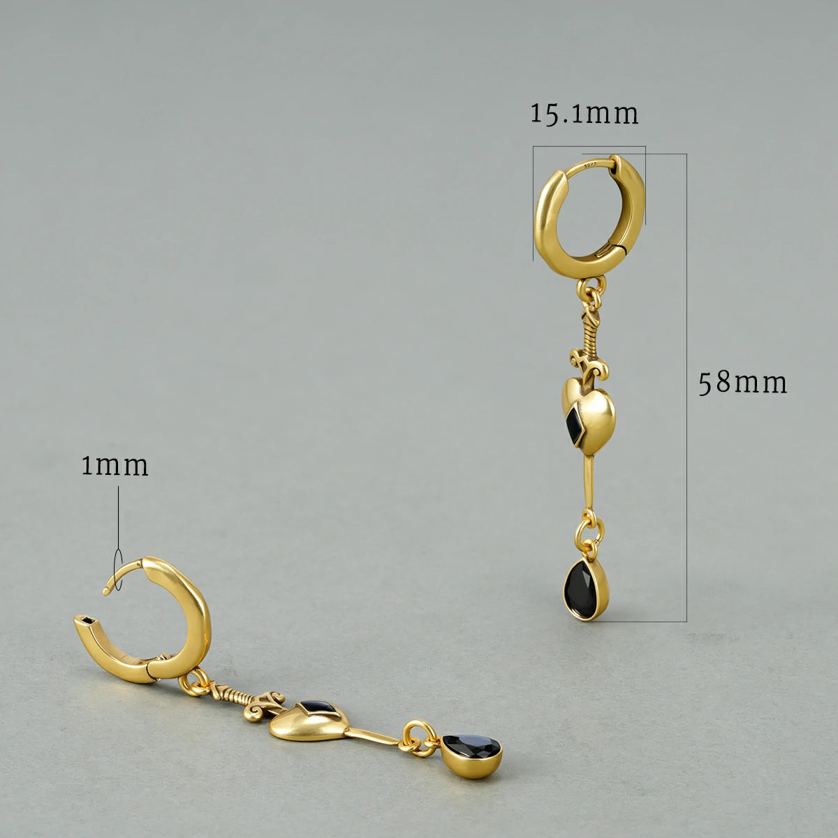 HEARTPIERCER EARRINGS