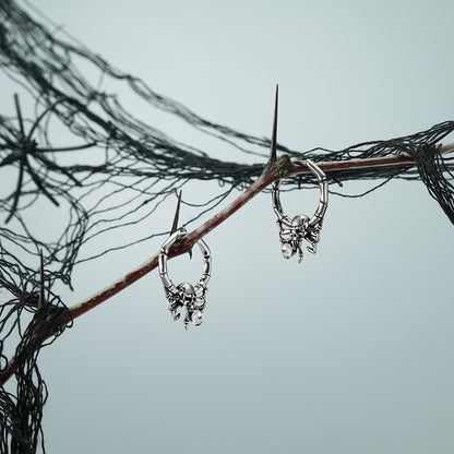 ARACHNID SKULL EARRINGS