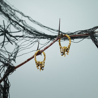 ARACHNID SKULL EARRINGS