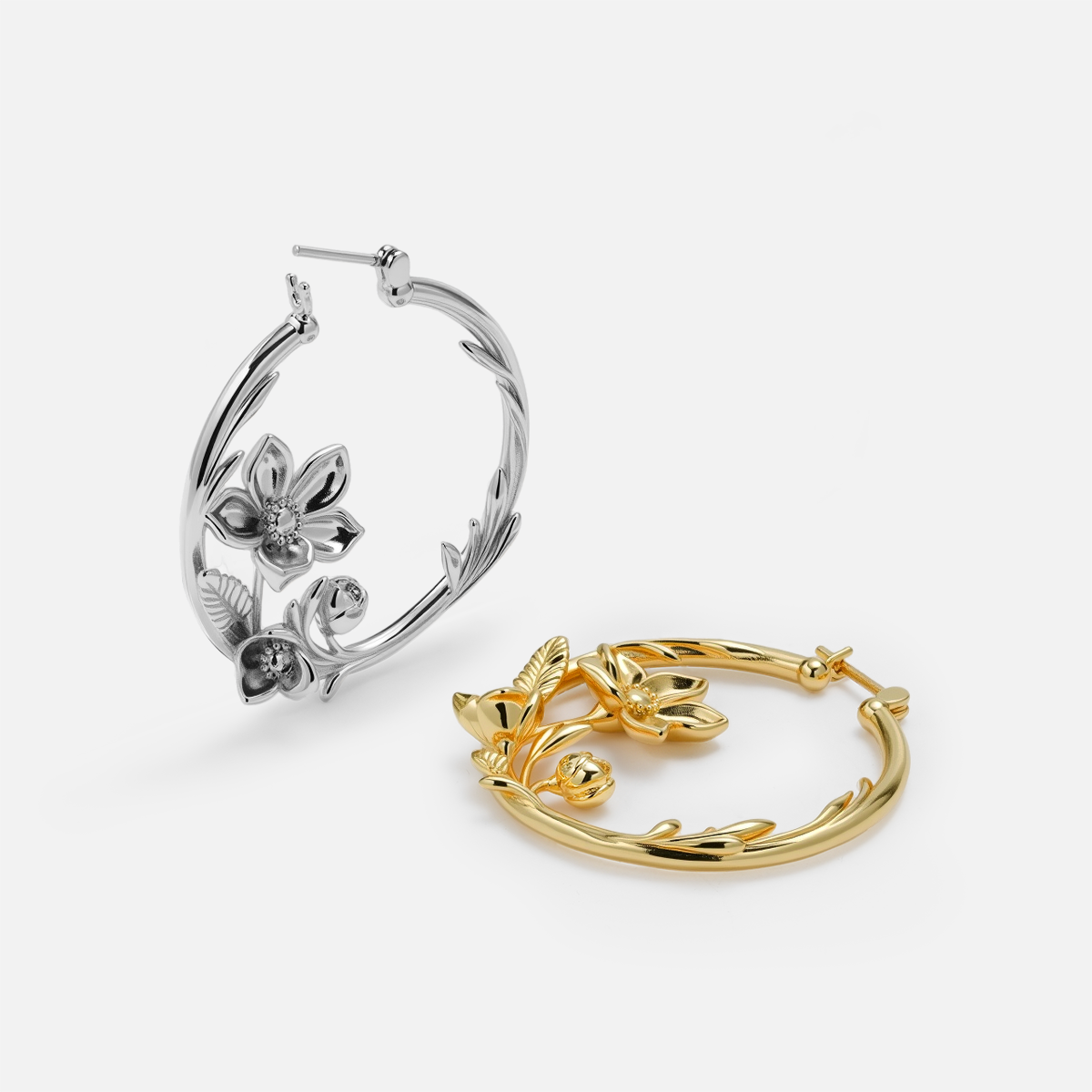 BLOSSOMING VINE EARRINGS