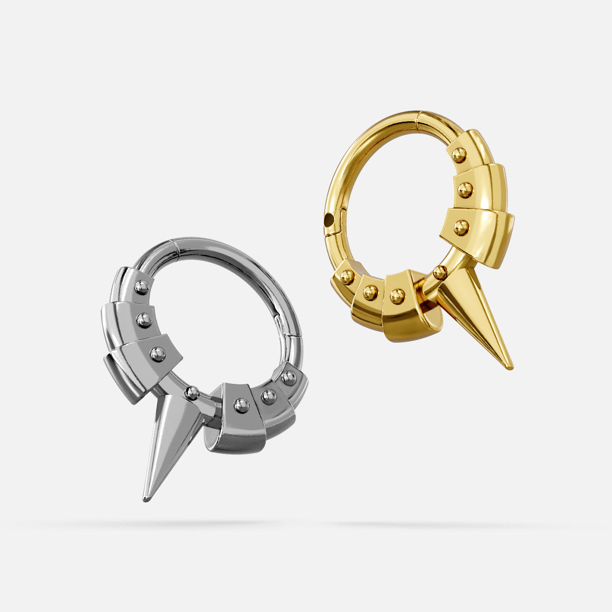 INTERLOCK SPIKE SEPTUM CLICKER