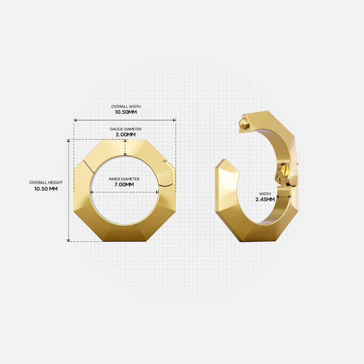 SOVEREIGN GEOMETRY RING STACKS (5PCS)