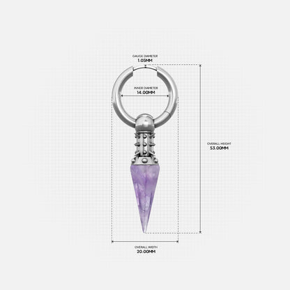 RIVET PRISM EARRINGS