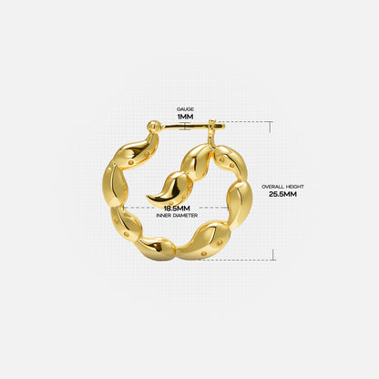 SCORPION LINK EARRINGS