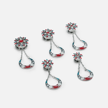 SUNFIRE CRESCENT DANGLES