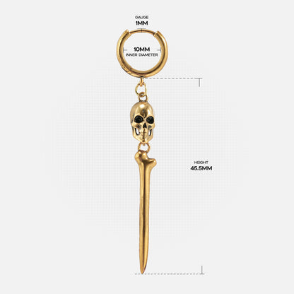BONE SPIKE EARRINGS